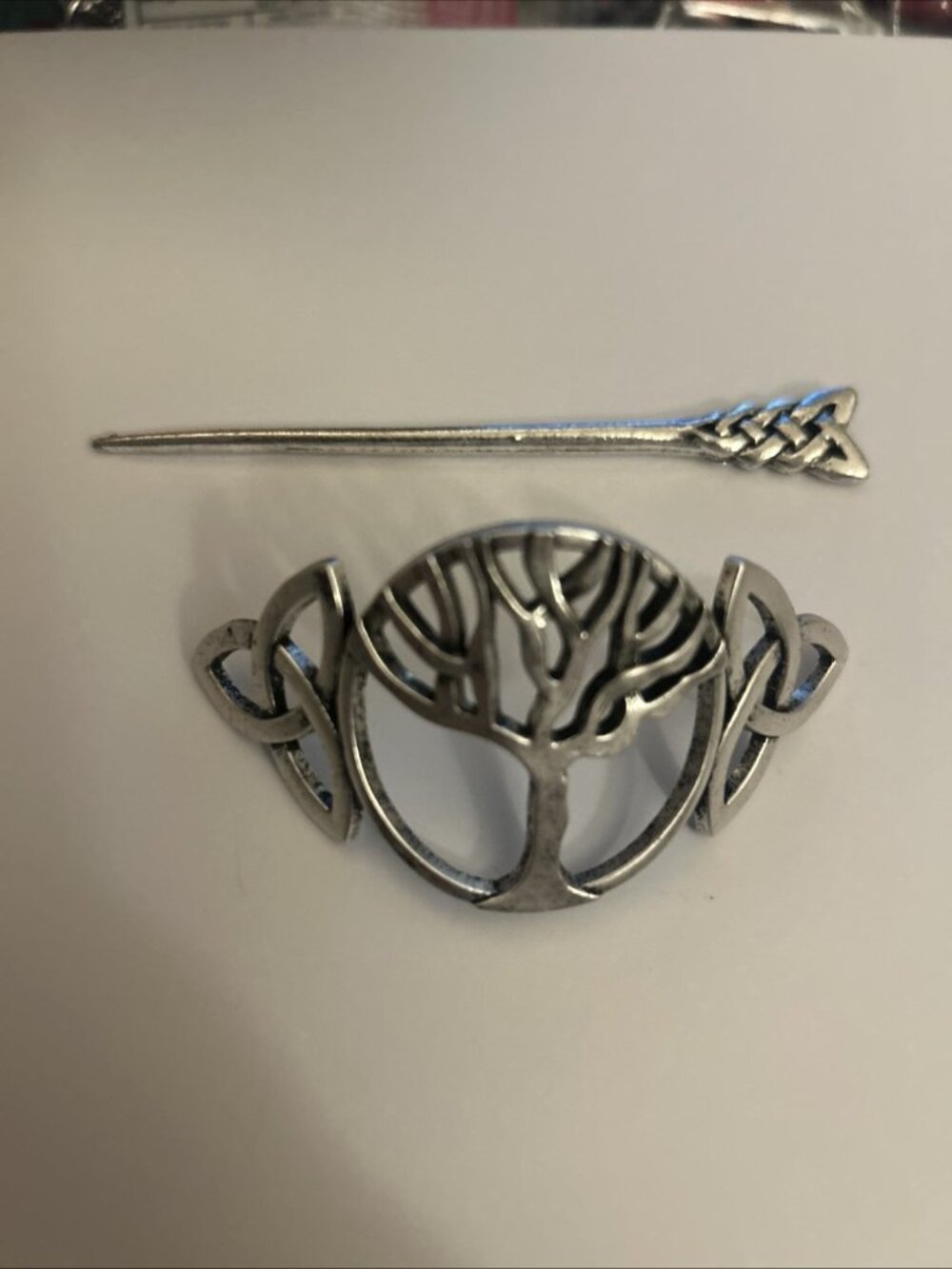 Celtic Tree of Life Hair Stick Barrette New Metal Hairpin Clip Accessory